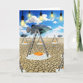 Fish and Fried Eggs Card