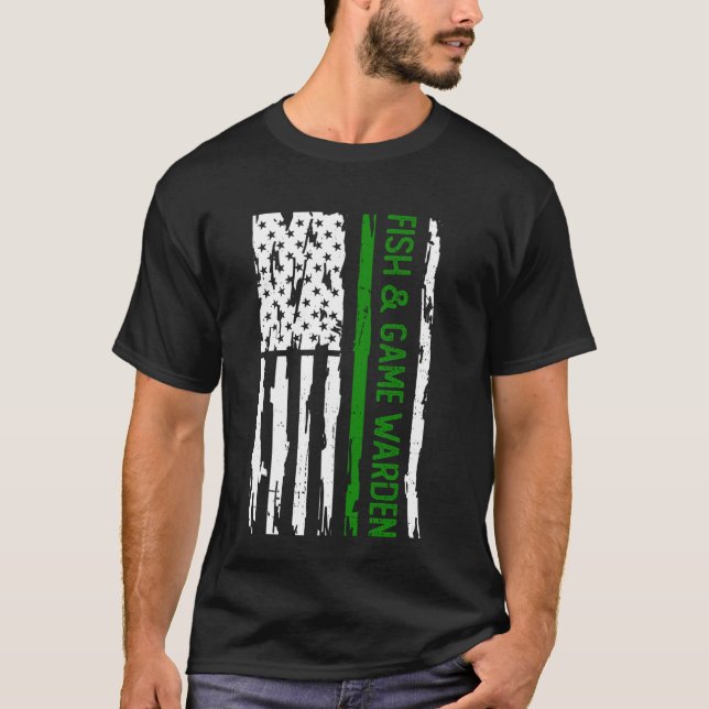 Fish And Game Warden T-Shirt (Front)