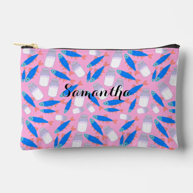 Fish And Salt  Accessory Pouch (Front)