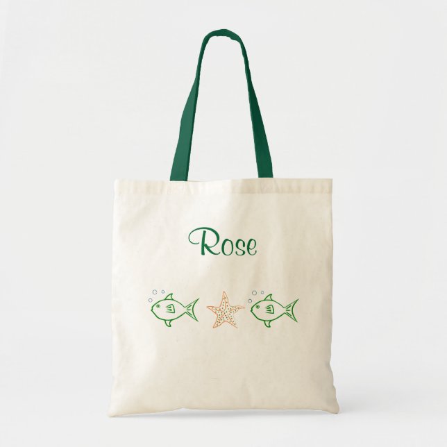 Fish and Starfish Custom Bag (Front)