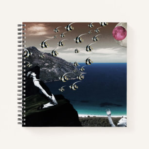 Fish and yoga notebook
