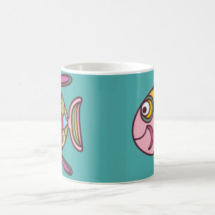 fish anime coffee mug