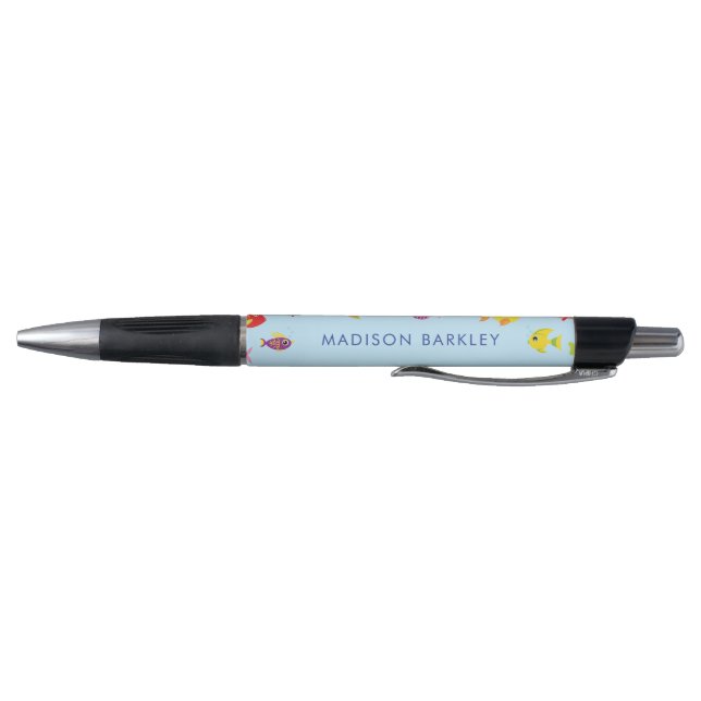 Fish Aquarium Cute Kid's Pens with Name (Bottom)