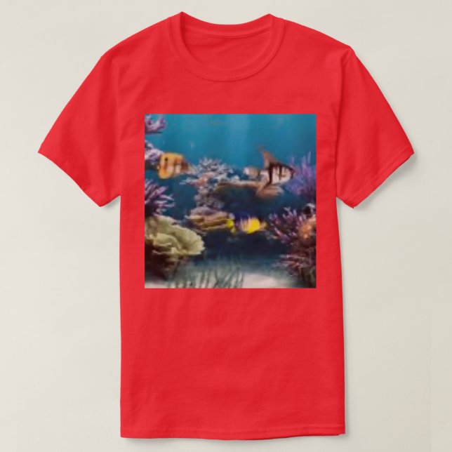 Fish aquarium sea animals T-Shirt (Design Front)