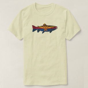 Fish Arizona Flag Trout T-Shirt