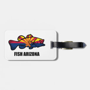 Fish Arizona Luggage Tag