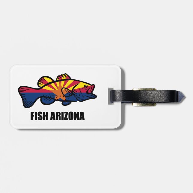 Fish Arizona Luggage Tag (Back Horizontal)