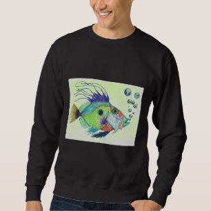 Fish Art By Sharon Cummings Sweatshirt