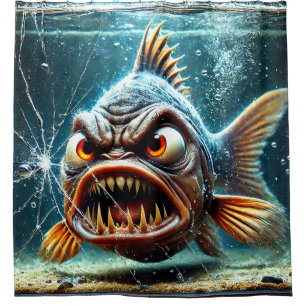 Fish Art Shower Curtain