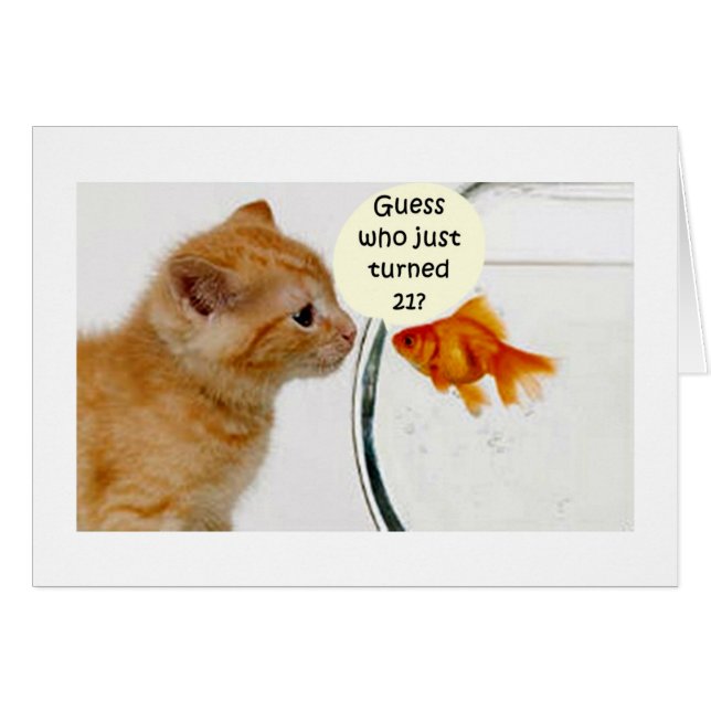 FISH ASKS KITTEN WHO IS "21" (Front Horizontal)