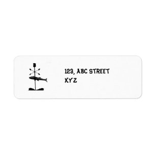 fish Avery Label Return Address Label