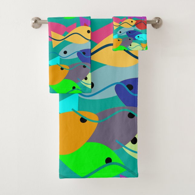 Fish Bath Towel Set (Insitu)