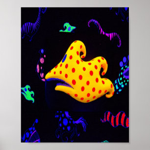 Fish Black Light Poster