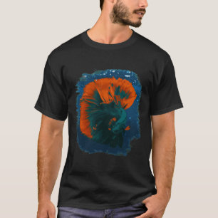 Fish Blue And Orange T-Shirt
