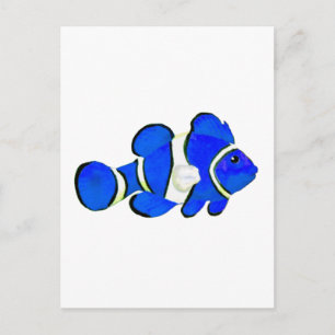 Fish Blue Vero Beach 2010 The MUSEUM Zazzle Gifts Postcard