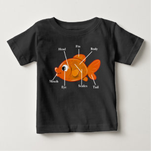 Fish Body Design Baby T-Shirt