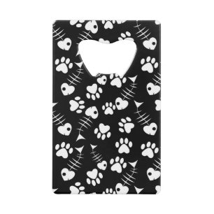 fish bone cat print pattern