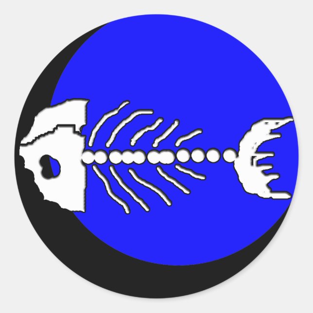 Fish Bones Sticker (Front)