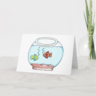 Fish Bowl Birthday Invitation