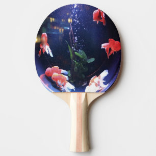 Fish bowl photo ping pong paddle