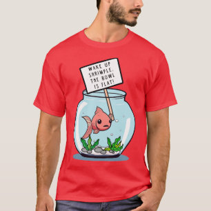 Fish Bowl Pun Dad Joke Men Women Funny Graphic T-Shirt
