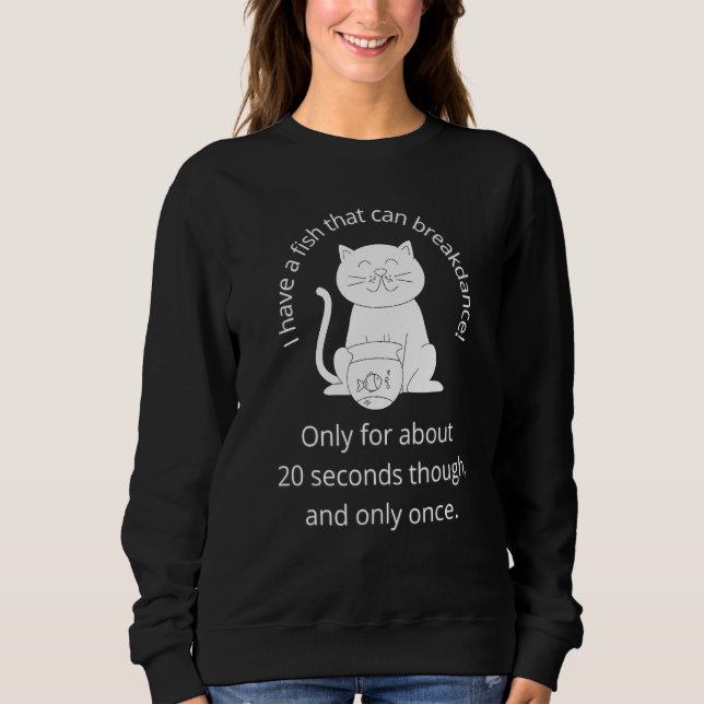 Fish Breakdance Sweatshirt (Front)