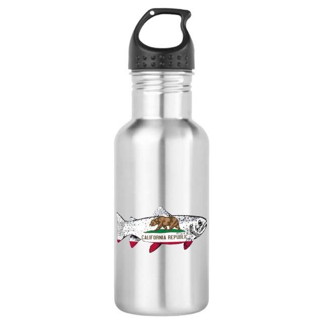 Fish California Trout 532 Ml Water Bottle (Front)