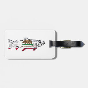 Fish California Trout Luggage Tag