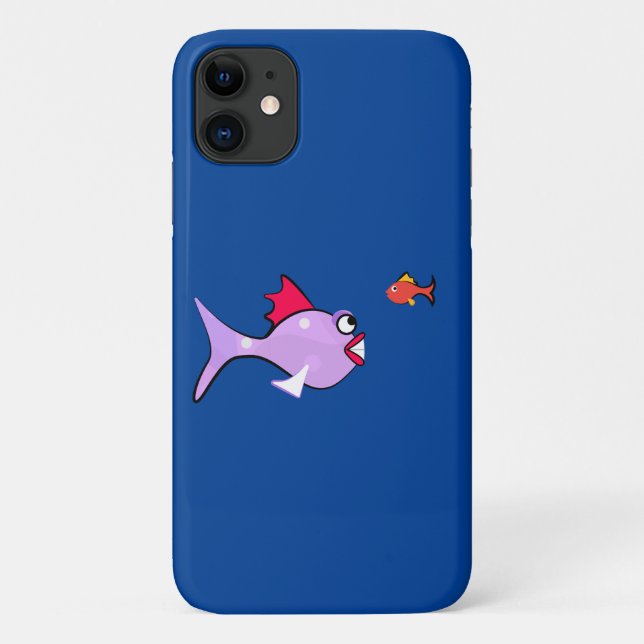 FISH Cartoon Case-Mate iPhone Case (Back)