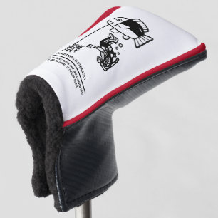 Fish catch humans golf head cover