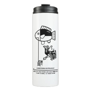 Fish catch humans thermal tumbler