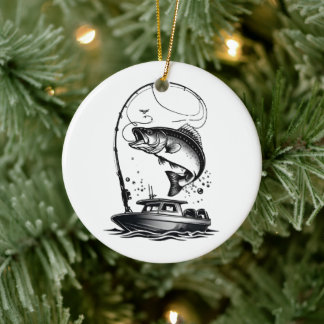 fish ceramic ornament