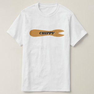 Fish & Chips Shop Wooden Fork T-Shirt