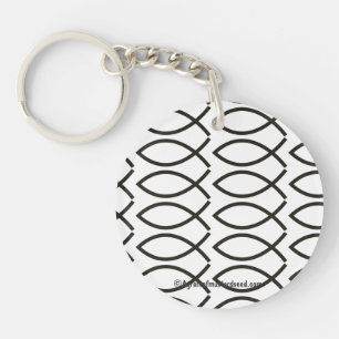 FISH Christian Symbol Key Ring