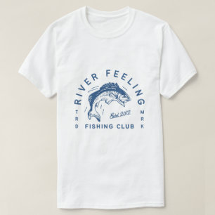 Fish Club T-Shirt – Vintage Fishing Graphic Tee fo