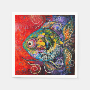 Fish Cocktail Napkins