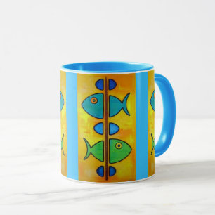 fish coffee mug