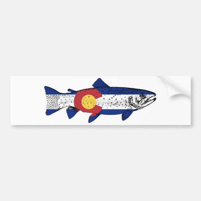 Fish Colorado Bumper Sticker (Front)