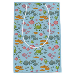 Fish & Crabs Medium Gift Bag