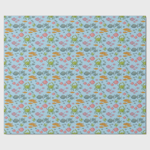 Fish & Crabs Wrapping Paper