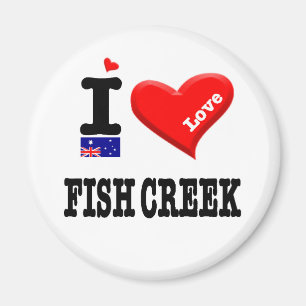 FISH CREEK - I Love Magnet