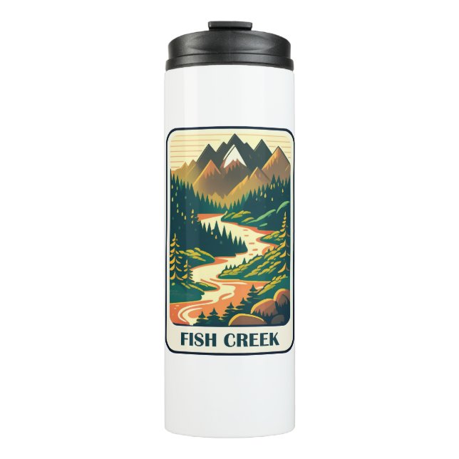 Fish Creek Oregon Colours Thermal Tumbler (Front)