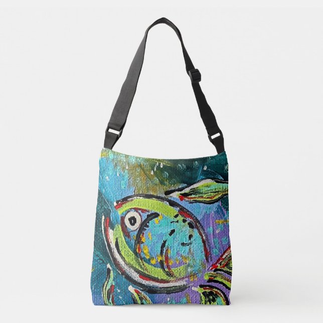 Fish Crossbody Tote (Front)