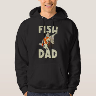 Fish Daddy Koi Dad Koi Pond Hoodie