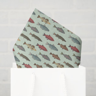 Fish Decoupage Paper, Ocean Marine Life Tissue Paper