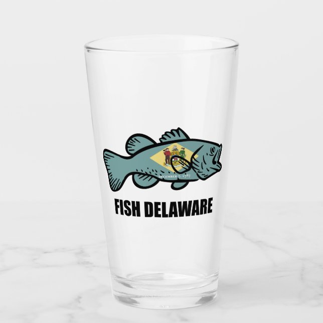 Fish Delaware Glass (Front)