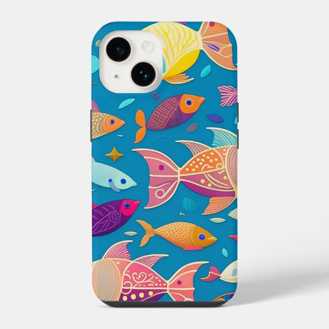 Fish Design iPhone Case (Back)