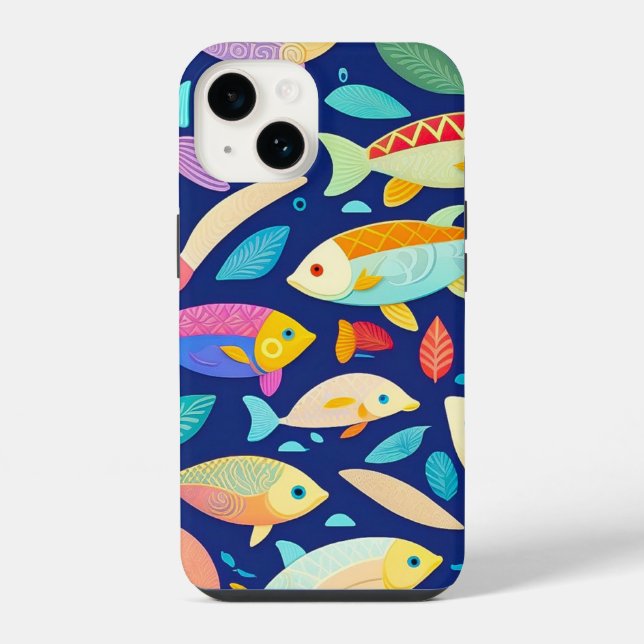 Fish Design iPhone Case (Back)