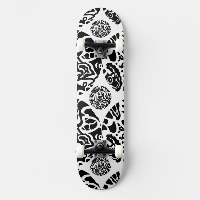 "Fish Disc" Abstract Skateboard (Front)
