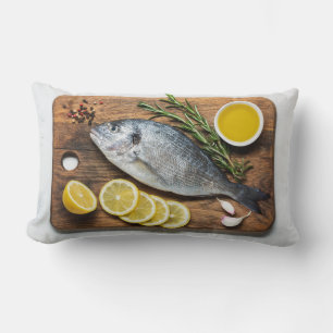 Fish Dorado Lumbar Cushion
